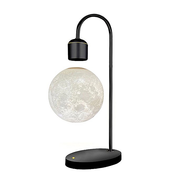 Lampa de veghe Luna care leviteaza, cu incarcator Wireless, 3D [3]