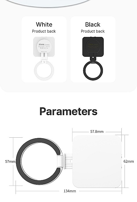 Lampa video Led Ulanzi LT010, Magsafe, Bi-Colora pentru telefoane mobile [3]