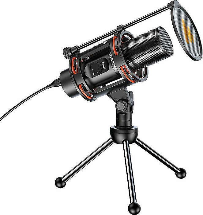 Microfon gaming cu condensator Maono PM471TS, 192KHZ/24BIT, pentru streaming live, USB [4]