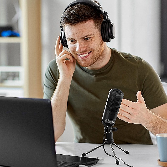 Microfon gaming Maono PM461TR, 192KHZ/24BIT, pentru streaming live, USB [8]