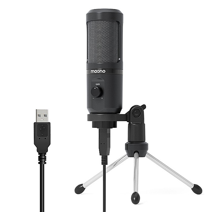 Microfon gaming Maono PM461TR, 192KHZ/24BIT, pentru streaming live, USB [2]