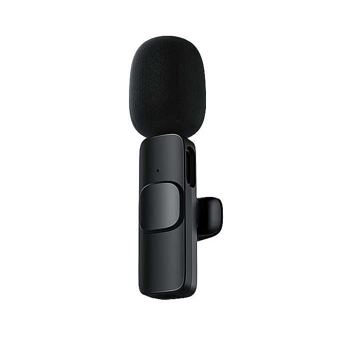 Microfon Lavaliera Omnidirectional Wireless K1, mufa Lightning compatibil Iphone, Xiaokoa [2]