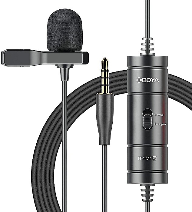 Microfon Lavaliera Stereo, Omnidirectionala, Boya BY-M1S [2]