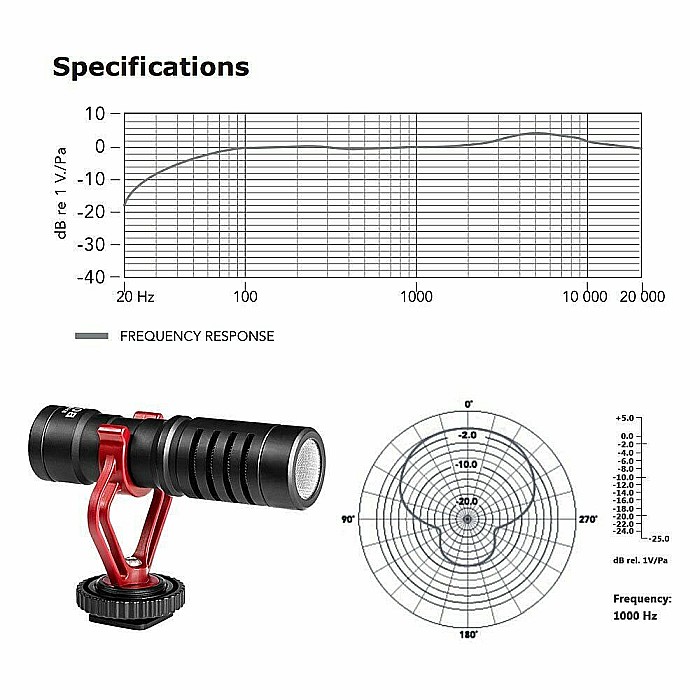 Microfon lavaliera unidirectional, Boya BY-MM1 [8]
