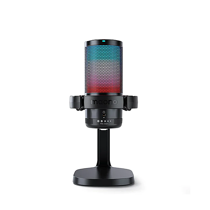 Microfon profesional de Gaming Maono DM20 cu lumini RGB programabile, Cardioid , USB [2]