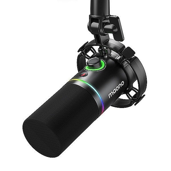Microfon profesional dinamic Maono PD200XS, cu stand metalic, cardioid, pentru Gaming, Podcast, Streaming, XLR/USB [5]