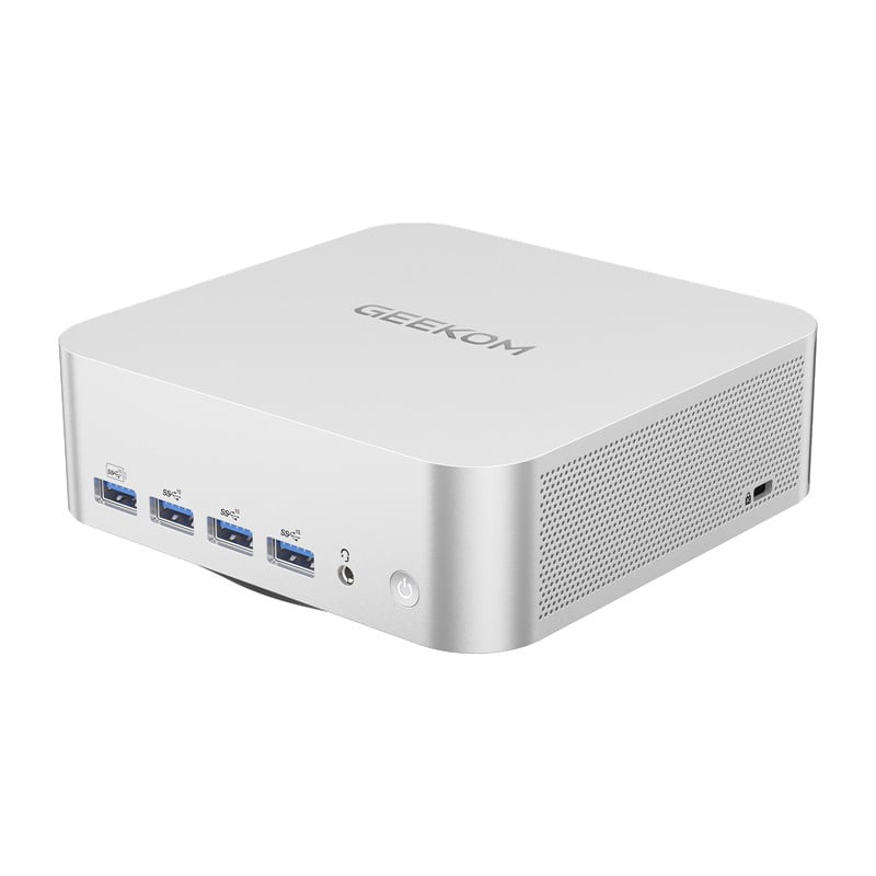Mini PC GEEKOM A8 Max – Ryzen 9 8945HS, Radeon 780M, 32GB DDR5, SSD 2TB, Wi-Fi 6E, Windows 11 Pro [1]