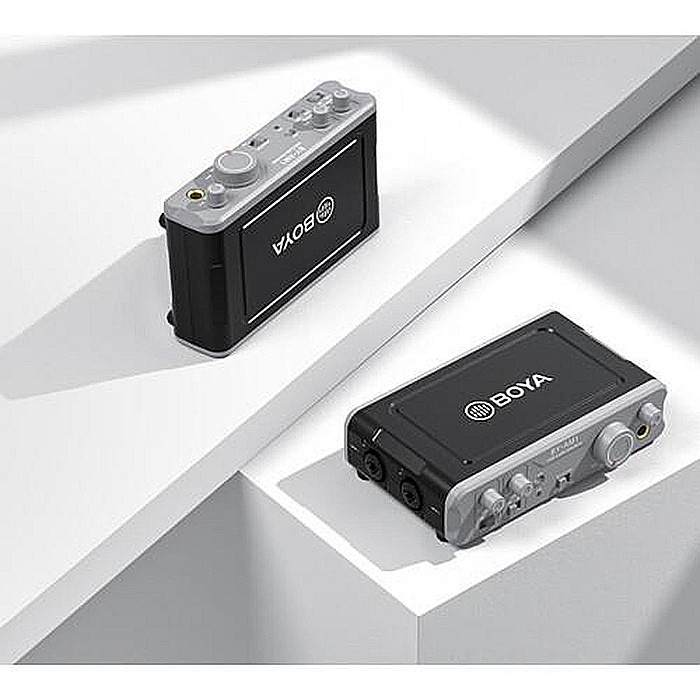 Mixer Audio BOYA BY-AM1 cu 2 Canale USB – Mixer Dual-Channel cu Intrări XLR și 6,35mm, Monitorizare Fără Latență și Alimentare Phantom 48V [5]