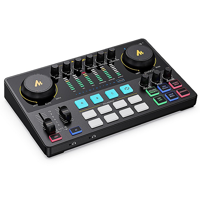 Maono AME2 professional mixer, portable audio production studio for podcast, live streaming [3]