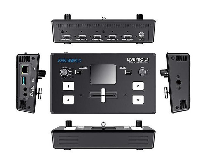 Mixer Video Profesional Feelworld LIVEPRO L1 – Comutator 4x HDMI, Monitorizare Live și Streaming USB 3.0 [5]