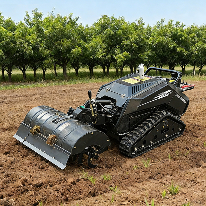 Motocultor multifuncțional pe șenile MDE1102-70 cu freză rotativă [3]