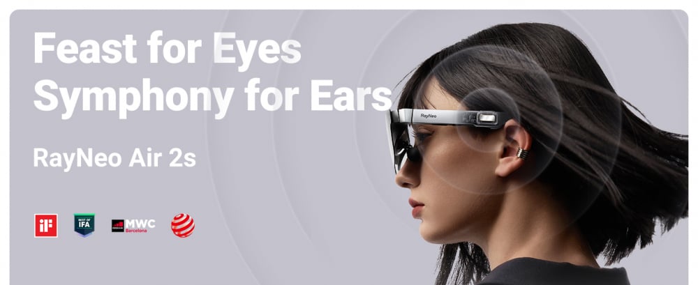 Ochelari AR RayNeo Air 2s - Realitate Augmentată cu Tehnologie OLED și Sunet HIFI [5]