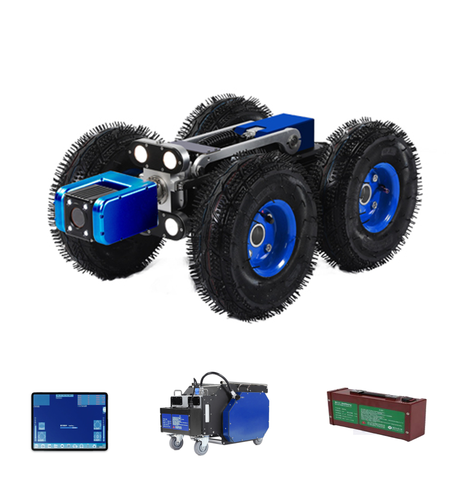 Robot de Inspecție Canalizare K22 – Cameră Full HD 2MP, IP68, Cablu 120m, Control Tabletă, Rotire 360° [2]