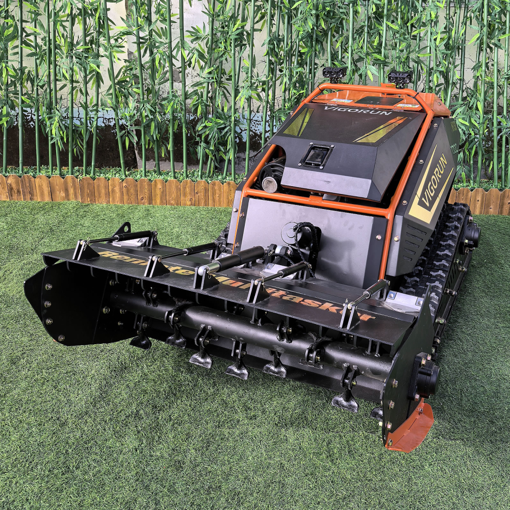 Robot de Tuns Iarbă MTSK1000 cu Tocător cu Ciocane 1000mm – Motor Loncin 27CP, Telecomandă 200m, Pantă 35° [2]