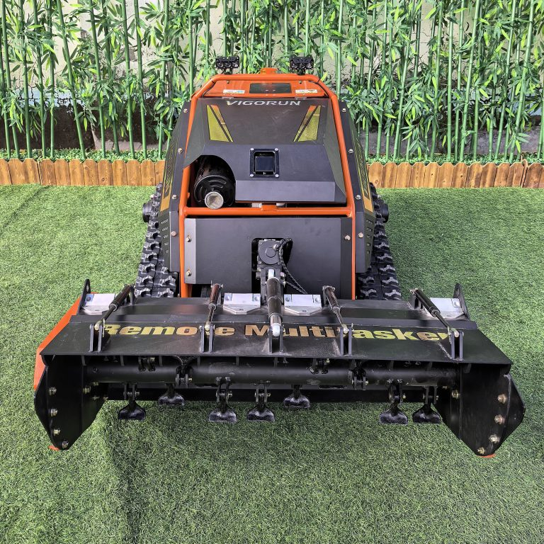 Robot de Tuns Iarbă MTSK1000 cu Tocător cu Ciocane 1000mm – Motor Loncin 27CP, Telecomandă 200m, Pantă 35° [4]