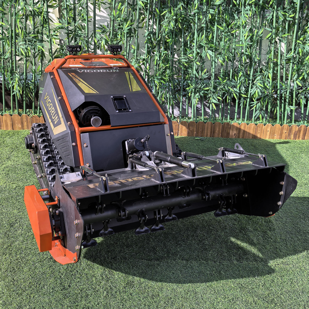 Robot de Tuns Iarbă MTSK1000 cu Tocător cu Ciocane 1000mm – Motor Loncin 27CP, Telecomandă 200m, Pantă 35° [3]