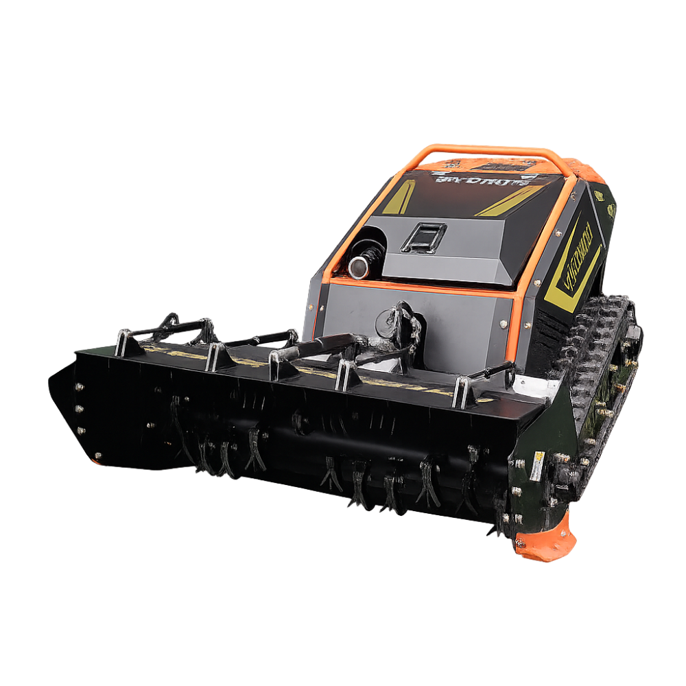 Robot de Tuns Iarbă MTSK1000 cu Tocător cu Lame Y 1000mm – Motor Loncin 27CP, Telecomandă 200m, Pantă 35° [1]