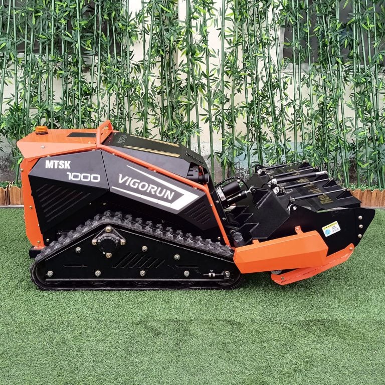 Robot de Tuns Iarbă MTSK1000 cu Tocător cu Lame Y 1000mm – Motor Loncin 27CP, Telecomandă 200m, Pantă 35° [6]