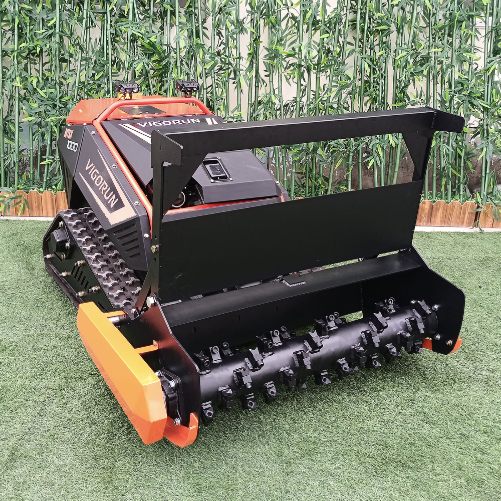 Robot de Tuns Iarbă MTSK1000 cu Tocător Forestier 1000mm – Motor Loncin 27CP, Telecomandă 200m, Pantă 35° [4]