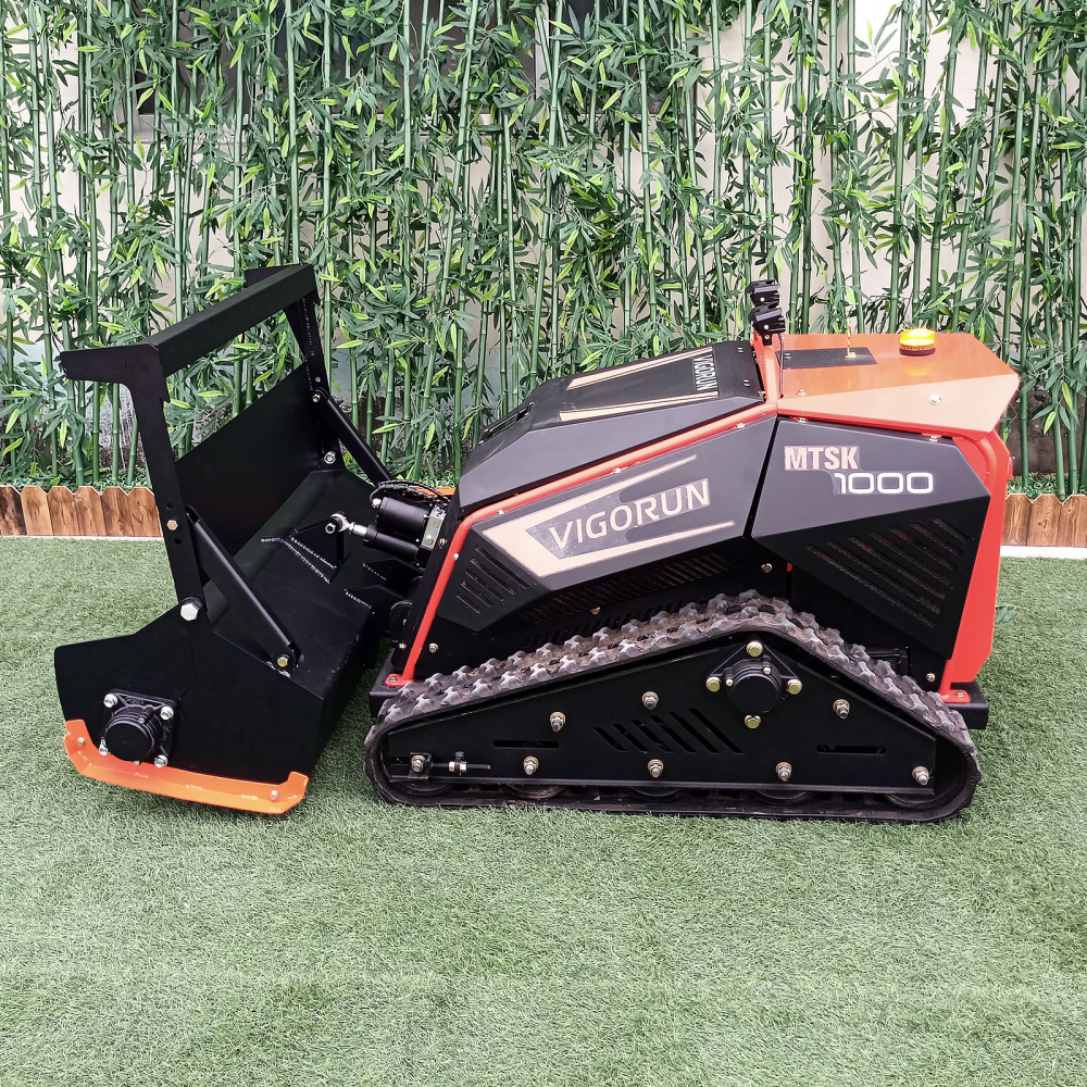 Robot de Tuns Iarbă MTSK1000 cu Tocător Forestier 1000mm – Motor Loncin 27CP, Telecomandă 200m, Pantă 35° [5]
