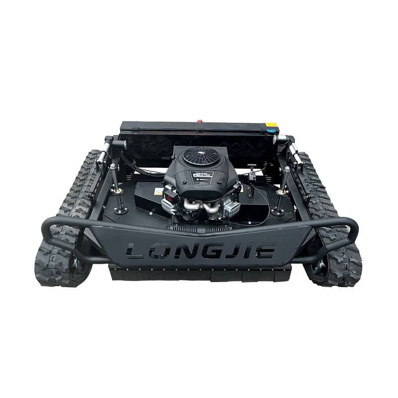 Robot de Tuns Iarbă Profesional MDE810-130A – Motor Briggs & Stratton 27CP SUA, Lățime Tăiere 1300mm, Șenile Crawler, Control 200m, Pantă Max 60°, Ideal pentru Vegetație Densă și Parcuri Fotovoltaice [2]