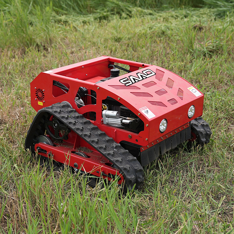 Robot de Tuns Iarbă Profesional SAAO SH-550B – Tăiere Automată, Motor Loncin 9CP, Lățime 550mm, Pantă Max. 45° [6]