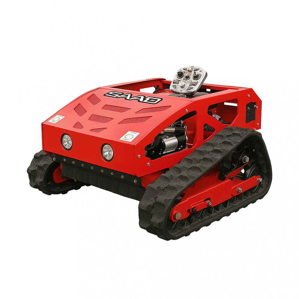 Robot de Tuns Iarbă Profesional SAAO SH-550B – Tăiere Automată, Motor Loncin 9CP, Lățime 550mm, Pantă Max. 45° [4]