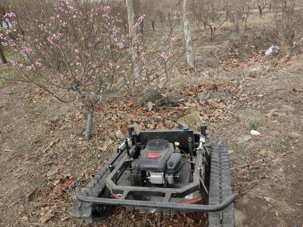 Robot de Tuns Iarbă Profesional SAAO SH-800DL – Motor Loncin 27CP, Lățime Tăiere 1000mm, Șenile Crawler, Telecomandă 680m, Pantă Max 45°, Tundere Vegetație Densă și Terenuri Dificile [4]