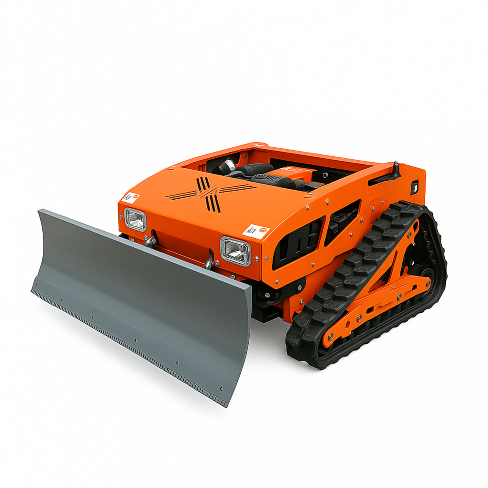 Robot de Tuns Iarbă SAAO SH-800L – 22CP, Telecomandă 680m, Șenile, Pante 45°, Tăiere Vegetație Densă [4]