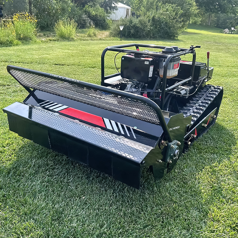 Robot de Tuns Iarbă și Vegetație Densă cu Telecomandă – Diesel 22CP, Șenile, Lame Flail Y, Lățime Tăiere 1000mm, Pantă 50°, Eficiență 4500 m²/h [6]