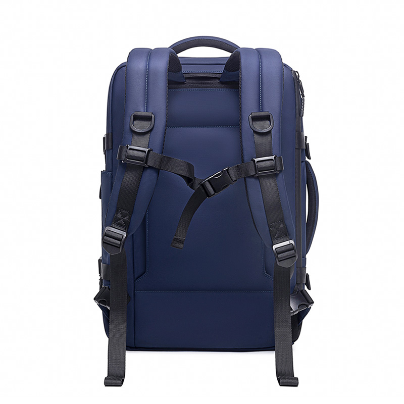 Rucsac cu Vacuum, 22-45 L, Multifunctional, Rezistent la apa, Pompa de aer inclusa ,Laptop 15.6 inchi, 46x15x32 cm, Albastru [3]