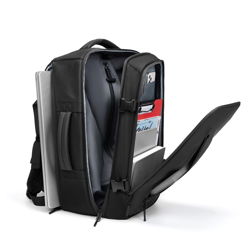 Rucsac cu Vacuum, 22-45 L, Multifunctional, Rezistent la apa, Pompa de aer inclusa ,Laptop 15.6 inchi, 46x15x32 cm, Albastru [6]