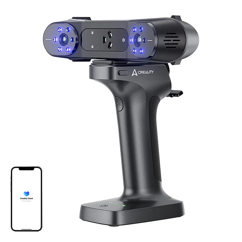 Scanner 3D Creality RaptorX – Precizie 0,02 mm, 34 Linii Laser Albastre, Mod NIR, Mapare Culori, Scanare Wireless [7]
