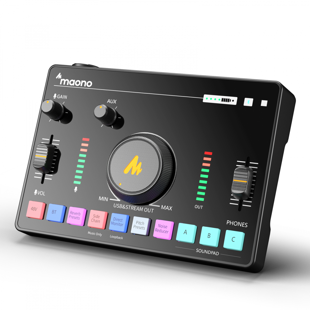 Set profesional Maono AMC2 Neo cu microfon PD100, all in one, portabil, pentru podcast si live streaming [2]