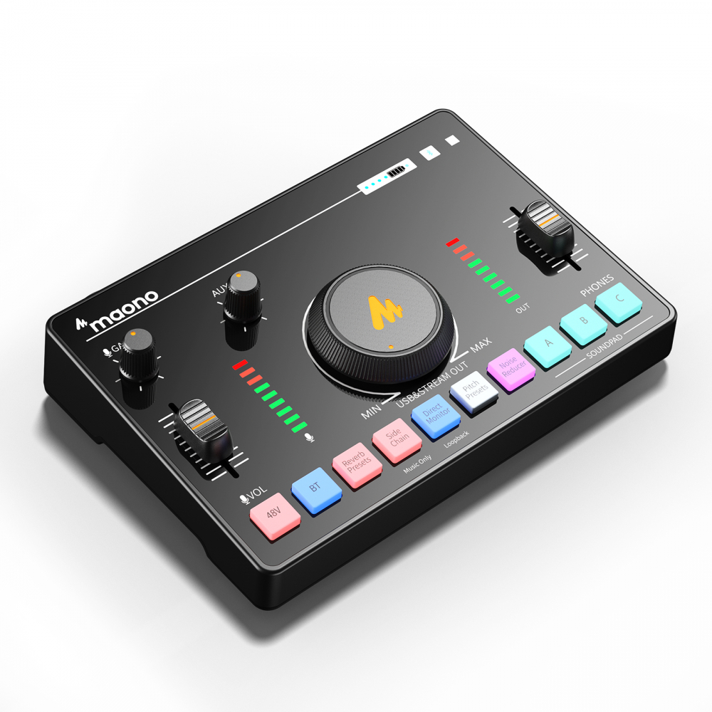 Set profesional Maono AMC2 Neo cu microfon PD100, all in one, portabil, pentru podcast si live streaming [3]