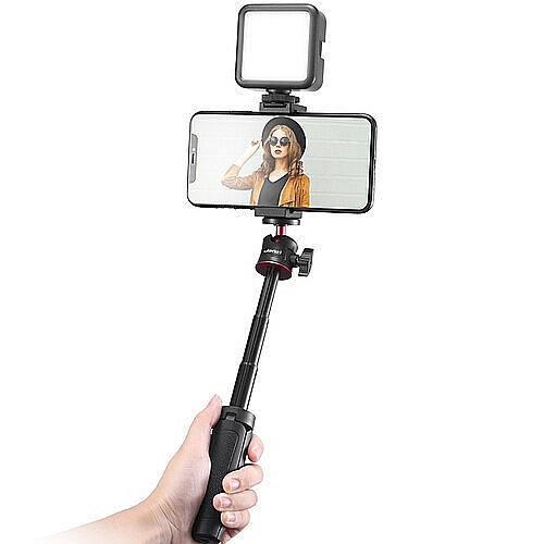 Set Vlogging 6 Ulanzi pentru Telefon - Mini trepied MT08, Suport Telefon ST02S, Lampa LED VL49 [7]