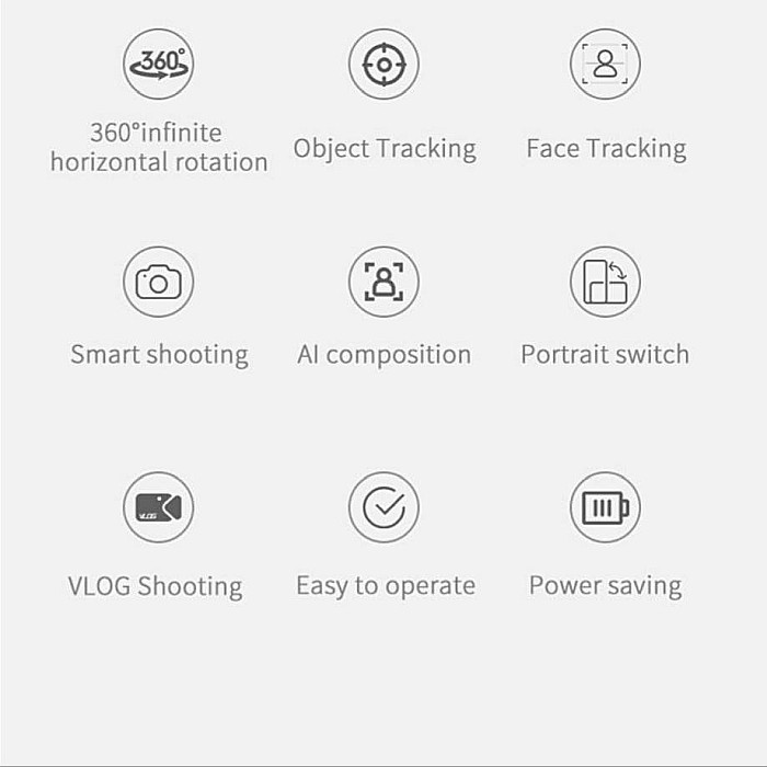 Suport smart, portabil pentru telefoane mobile cu detectare faciala si rotire 360 de grade [5]