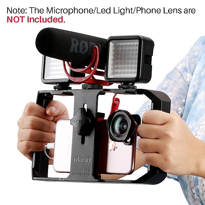 Suport stabilizator telefon U-RIG PRO pentru filmari interview, Video Rig [5]
