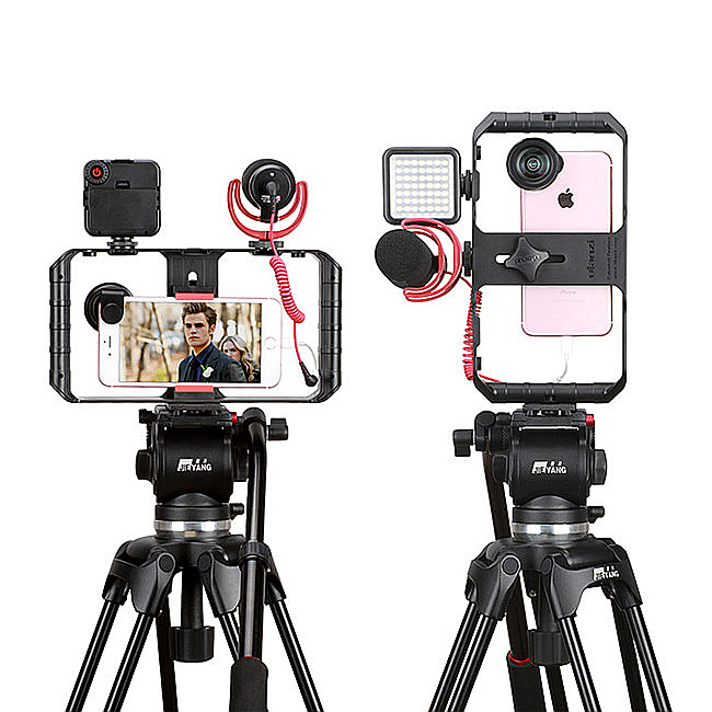 Suport stabilizator telefon U-RIG PRO pentru filmari interview, Video Rig [8]