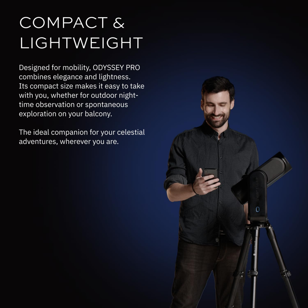 Telescop Inteligent Unistellar Odyssey Pro – Observație Astronomică, Astrofotografie 4.1MP, 64GB, Control Smart [5]