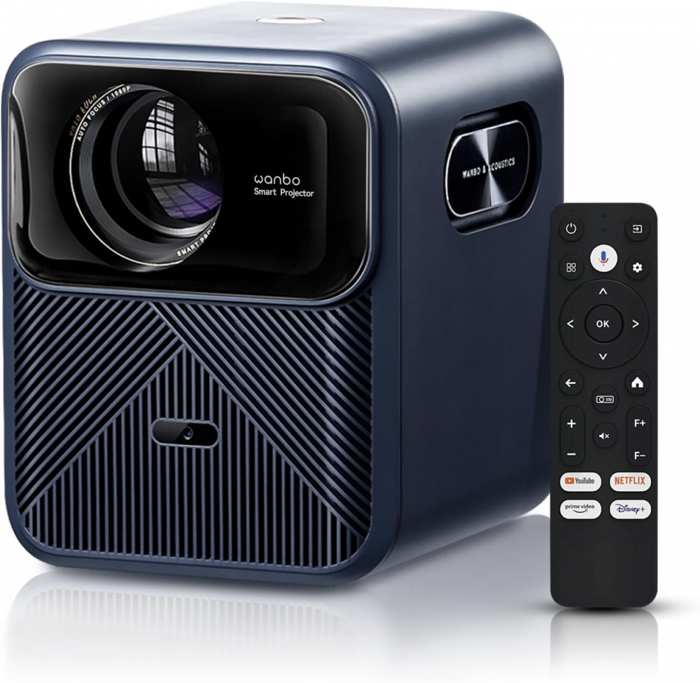 Videoproiector Wanbo Mozart 1 Pro – 1920x1080, 4K Compatibil, 900 Ansil lumeni, Contrast 3000:1, Android 11 [2]