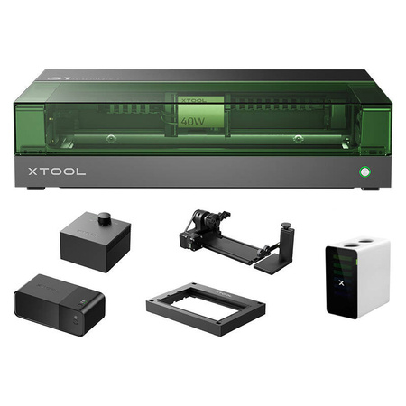 xTool S1 40W Gravor laser 2-în-1 - complete kit (black) [2]