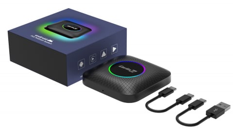 Adaptor Carlinkit AI TBox Plus Ambient LED Android 13.0 - 8G/128GB Wireless Apple Carplay Android Auto / SIM SD card [1]