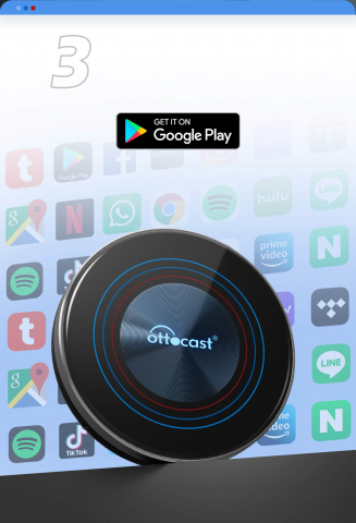 Adaptor Wireless Ottocast OTTOAIBOX I3 – CarPlay Compatibil pentru BMW, Android 13, iDrive 6-9 [4]