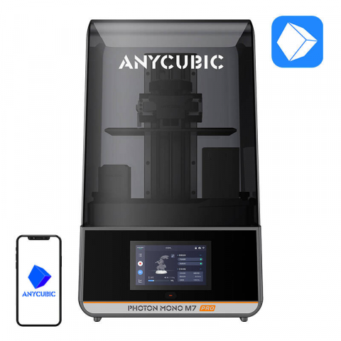 3D printers - Anycubic Photon Mono M7 Pro – 3D Resin Printer, 14K LCD, 170mm/h Speed, Auto Leveling
