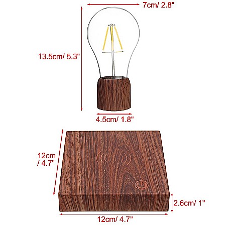 Bec Led Wireless, Lampa care pluteste prin levitatie magnetica [4]