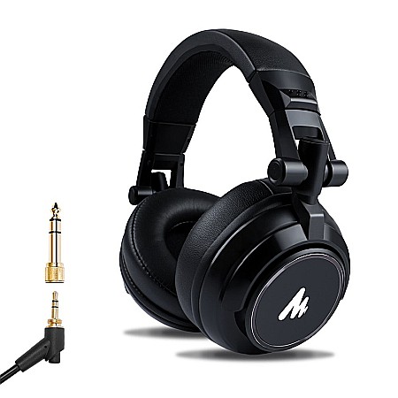 podcasts - Maono Professional Headphones, Dj type, black