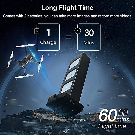 Dronă M10 Ultra S+, senzor de obstacol, stabilizator pe 3 axe, cameră 4K UHD, 4 km, timp de zbor 30 min, 2 baterii [4]