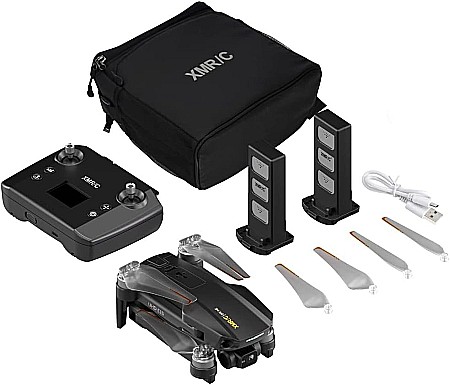 Dronă M10 Ultra S+, senzor de obstacol, stabilizator pe 3 axe, cameră 4K UHD, 4 km, timp de zbor 30 min, 2 baterii [1]