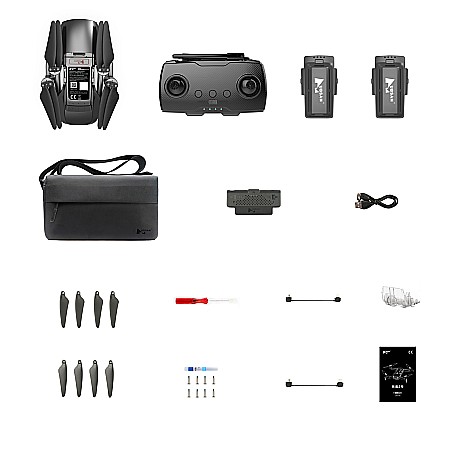 Drona profesionala Hubsan Blackhawk 2, Stabilizator 3 axe,  Cameră 4k UHD, 5km, GPS, 2 acumulatori [6]